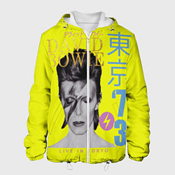 Куртка с капюшоном мужская David Bowie 1973, цвет: 3D-белый