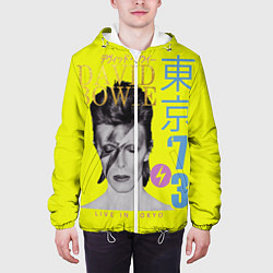 Куртка с капюшоном мужская David Bowie 1973, цвет: 3D-белый — фото 2