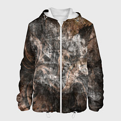 Мужская куртка Абстракция - brown darkness
