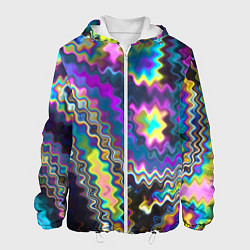 Мужская куртка Абстракция переливы