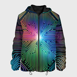 Мужская куртка Линейная графика