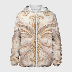 Мужская куртка Перламутровый орнамент с перьями