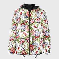 Мужская куртка Цветы