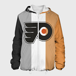 Куртка с капюшоном мужская Philadelphia Flyers, цвет: 3D-белый