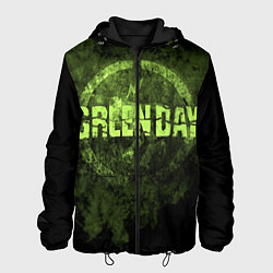 Куртка с капюшоном мужская Green Day: Acid Voltage, цвет: 3D-черный
