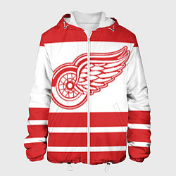 Куртка с капюшоном мужская Detroit Red Wings, цвет: 3D-белый