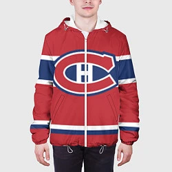 Куртка с капюшоном мужская Montreal Canadiens, цвет: 3D-белый — фото 2