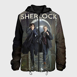Куртка с капюшоном мужская Sherlock Break, цвет: 3D-черный