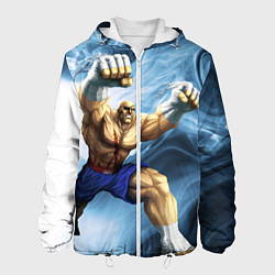 Куртка с капюшоном мужская Muay Thai Rage цвета 3D-белый — фото 1