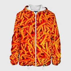 Куртка с капюшоном мужская Морковь, цвет: 3D-белый