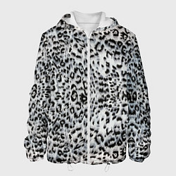Куртка с капюшоном мужская White Jaguar, цвет: 3D-белый