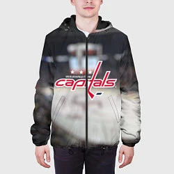 Куртка с капюшоном мужская Washington Capitals, цвет: 3D-черный — фото 2