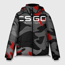 Куртка зимняя мужская CS:GO Blood Tiger, цвет: 3D-черный