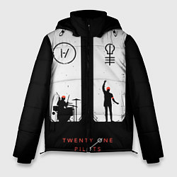 Куртка зимняя мужская Twenty One Pilots: Lines, цвет: 3D-черный