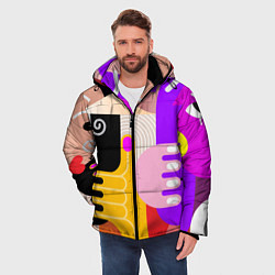 Куртка зимняя мужская Abstract-women, цвет: 3D-черный — фото 2