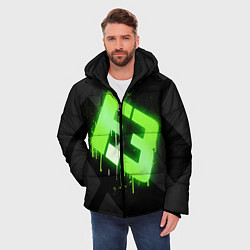 Куртка зимняя мужская Flipsid3: Black collection, цвет: 3D-черный — фото 2