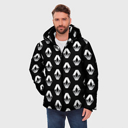 Куртка зимняя мужская Renault Pattern, цвет: 3D-черный — фото 2