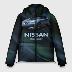 Куртка зимняя мужская Nissan the best, цвет: 3D-черный