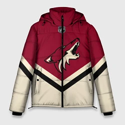 Куртка зимняя мужская NHL: Arizona Coyotes, цвет: 3D-черный