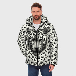 Куртка зимняя мужская Tiger Dreams, цвет: 3D-черный — фото 2