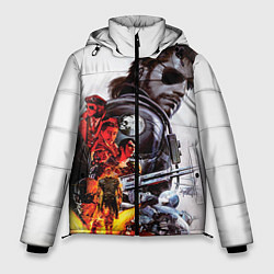 Куртка зимняя мужская Metal gear solid 2, цвет: 3D-красный
