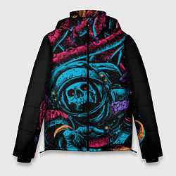 Мужская зимняя куртка Космический осьминог