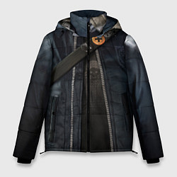 Куртка зимняя мужская Watch Dogs 2, цвет: 3D-черный