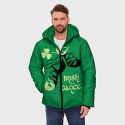 Куртка зимняя мужская Ireland, Irish dance, цвет: 3D-светло-серый — фото 2
