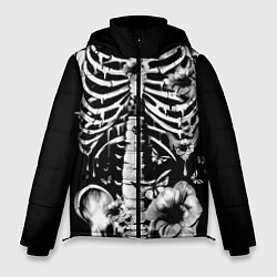 Мужская зимняя куртка Floral Skeleton