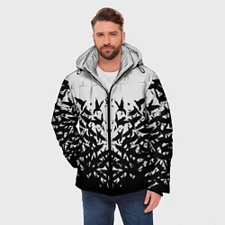 Куртка зимняя мужская Птичий вихрь, цвет: 3D-черный — фото 2
