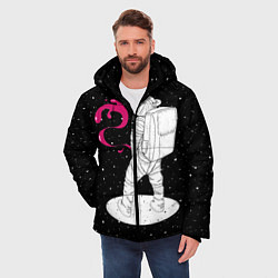 Куртка зимняя мужская Космическая струя, цвет: 3D-черный — фото 2