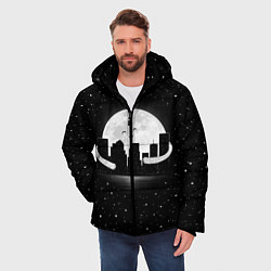 Куртка зимняя мужская Лунные объятия, цвет: 3D-светло-серый — фото 2