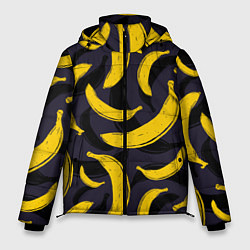 Куртка зимняя мужская Бананы, цвет: 3D-красный