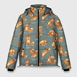 Куртка зимняя мужская Foxes Yoga, цвет: 3D-черный