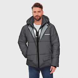 Куртка зимняя мужская Костюм, цвет: 3D-черный — фото 2