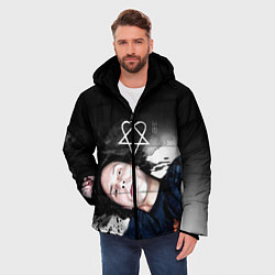 Куртка зимняя мужская HIM, цвет: 3D-черный — фото 2