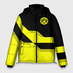 Куртка зимняя мужская BVB FC: Yellow style, цвет: 3D-светло-серый