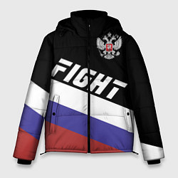 Куртка зимняя мужская Fight Russia, цвет: 3D-красный