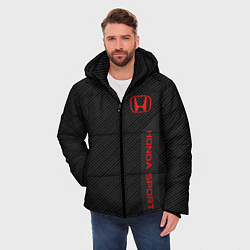 Куртка зимняя мужская Honda: Sport Line, цвет: 3D-черный — фото 2