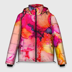 Куртка зимняя мужская Весенние краски, цвет: 3D-черный