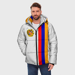 Куртка зимняя мужская I Love Armenia, цвет: 3D-красный — фото 2