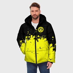 Куртка зимняя мужская FC Borussia Sport, цвет: 3D-черный — фото 2