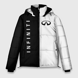 Куртка зимняя мужская Infiniti: Black & White, цвет: 3D-красный
