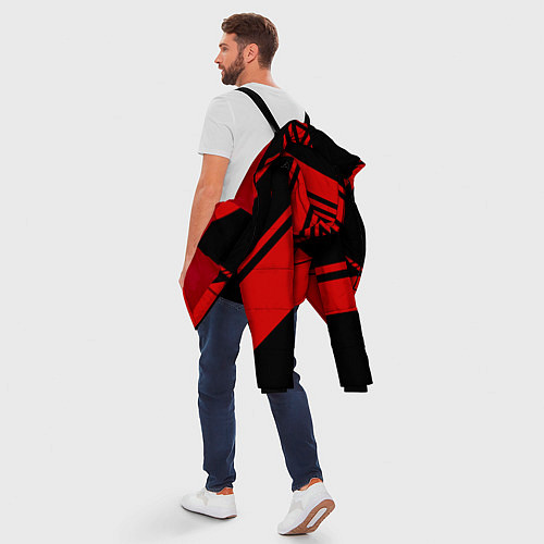 Мужская зимняя куртка Honda: Techno Sport / 3D-Красный – фото 5