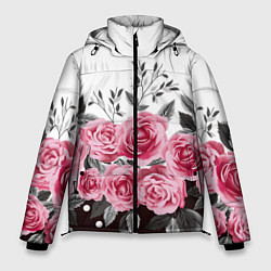 Куртка зимняя мужская Roses Trend, цвет: 3D-красный