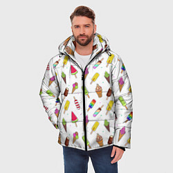 Куртка зимняя мужская Summer Mix, цвет: 3D-черный — фото 2