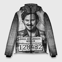 Куртка зимняя мужская Пабло Эскобар, цвет: 3D-черный