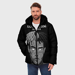 Куртка зимняя мужская XXXTentacion: 1998-2018, цвет: 3D-красный — фото 2