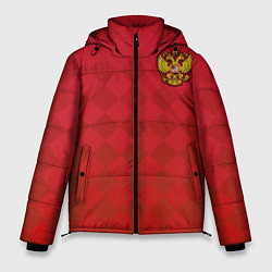 Куртка зимняя мужская Форма сборной России, цвет: 3D-черный