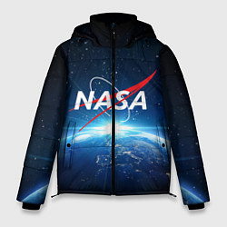 Куртка зимняя мужская NASA: Sunrise Earth, цвет: 3D-черный